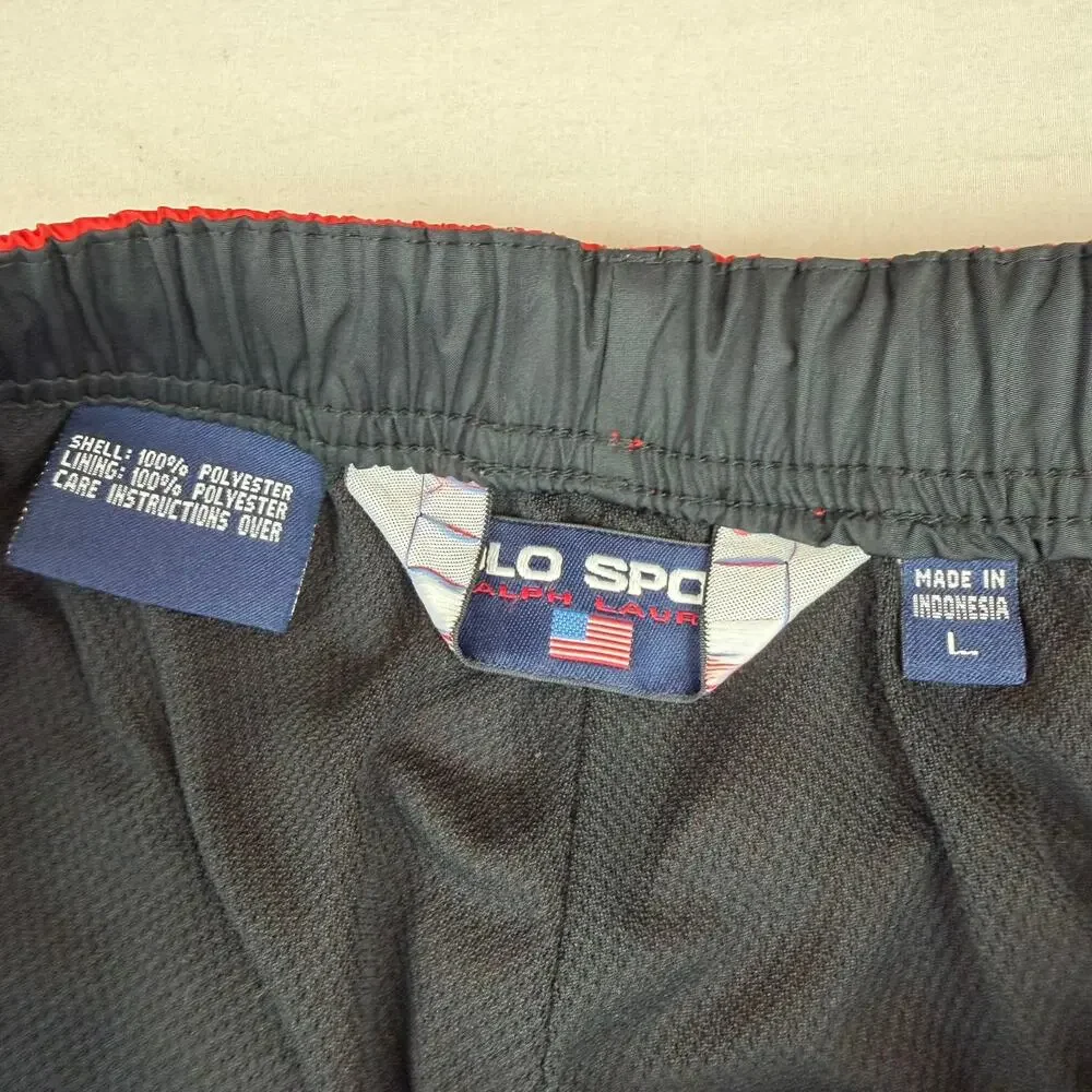 Polo Sport Ralph Lauren Red Windbreaker Pants Size L - Picture 5 of 7
